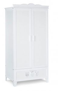 Riidekapp Marsell, 84x54xK173 cm, valge