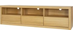 TV-Alus RV302, 180x41xK50 cm, tamm, naturaalne