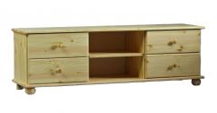 Tv-alus Tiit 6, 155x42xK 50 cm, mänd, naturaalne