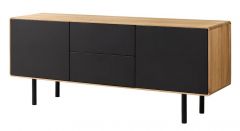 TV alus Tokyo 3.3.0, 15049M, tamm, naturaalne õli +must MDF