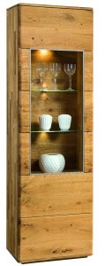 Vitriinkapp Denver 10, 62x39xK201 cm, tamm, naturaalne