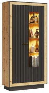 Vitriinkapp Fox2, 95x39xK201 cm, Artisan+ must