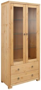 Vitriinkapp Gotland V-064 STD, 80x40xK178 cm, meepeits, õlitatud