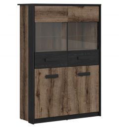 Vitriinkapp Kassel S491-REG2D2W, 100x41xK145 cm