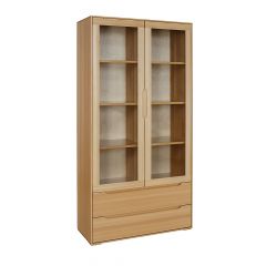 Vitriinkapp KW421, 98x41xK191 cm, pöök, naturaalne