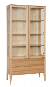Vitriinkapp KW439, 95x40xK195 cm, pöök, naturaalne