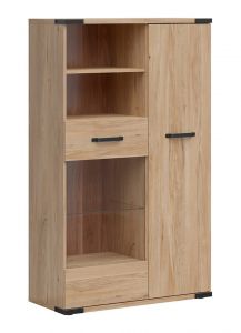 Vitriinkapp Lara S463-REG1D1W 90, 90x40xK151 cm