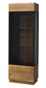 Vitriinkapp Mosaic 10,  67x42xK196 cm, tamm