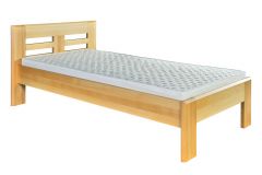 Voodi LK160, pöök, naturaalne
