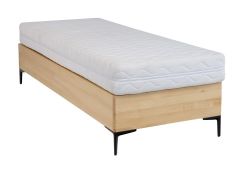 Voodi LK185, 80-90 cm, pöök, naturaalne